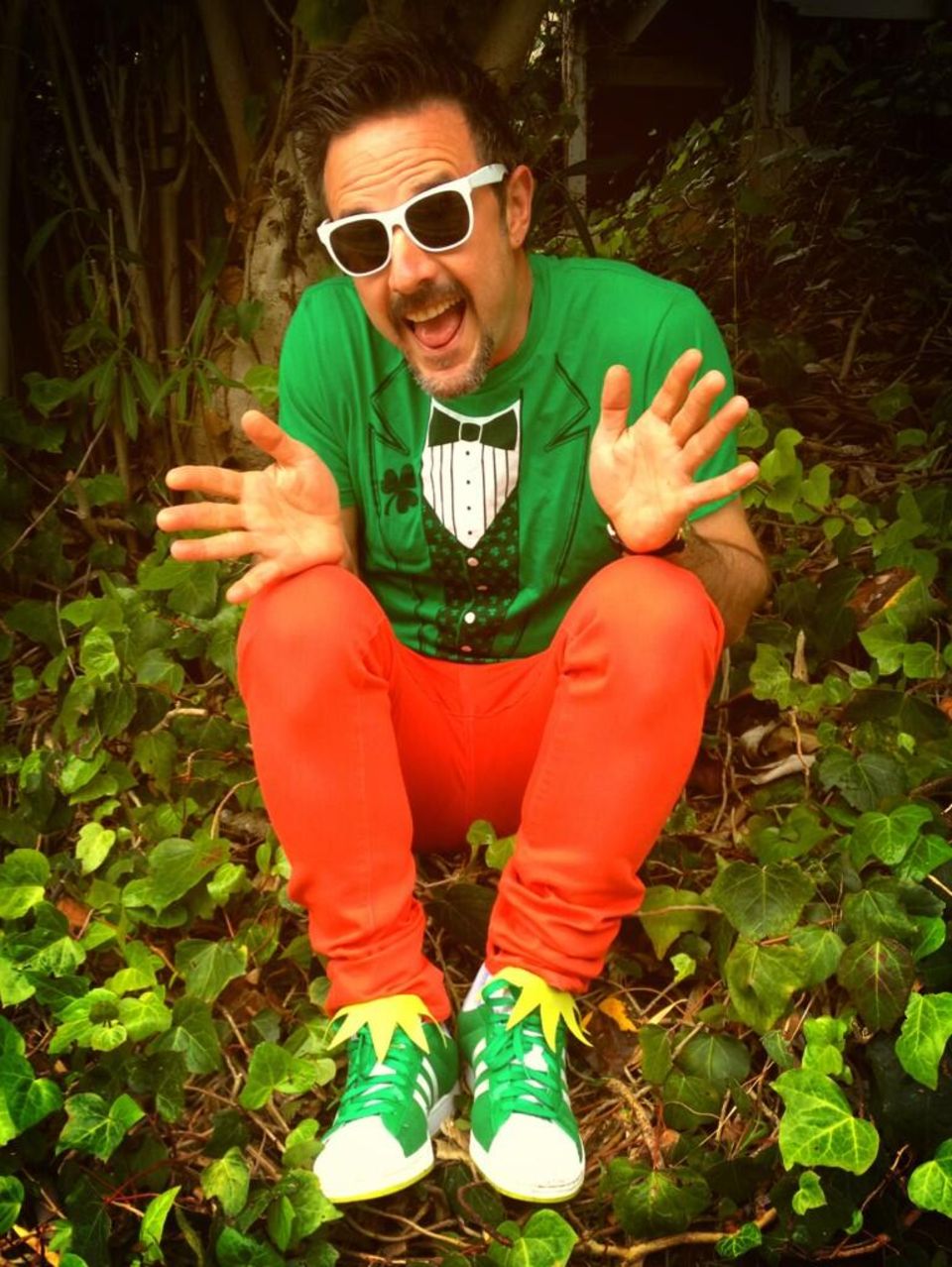 David Arquette sendet via Twitter "St. Patrick's Day"-Grüße. David Arquette sendet via Twitter "St. Patrick's Day"-Grüße.