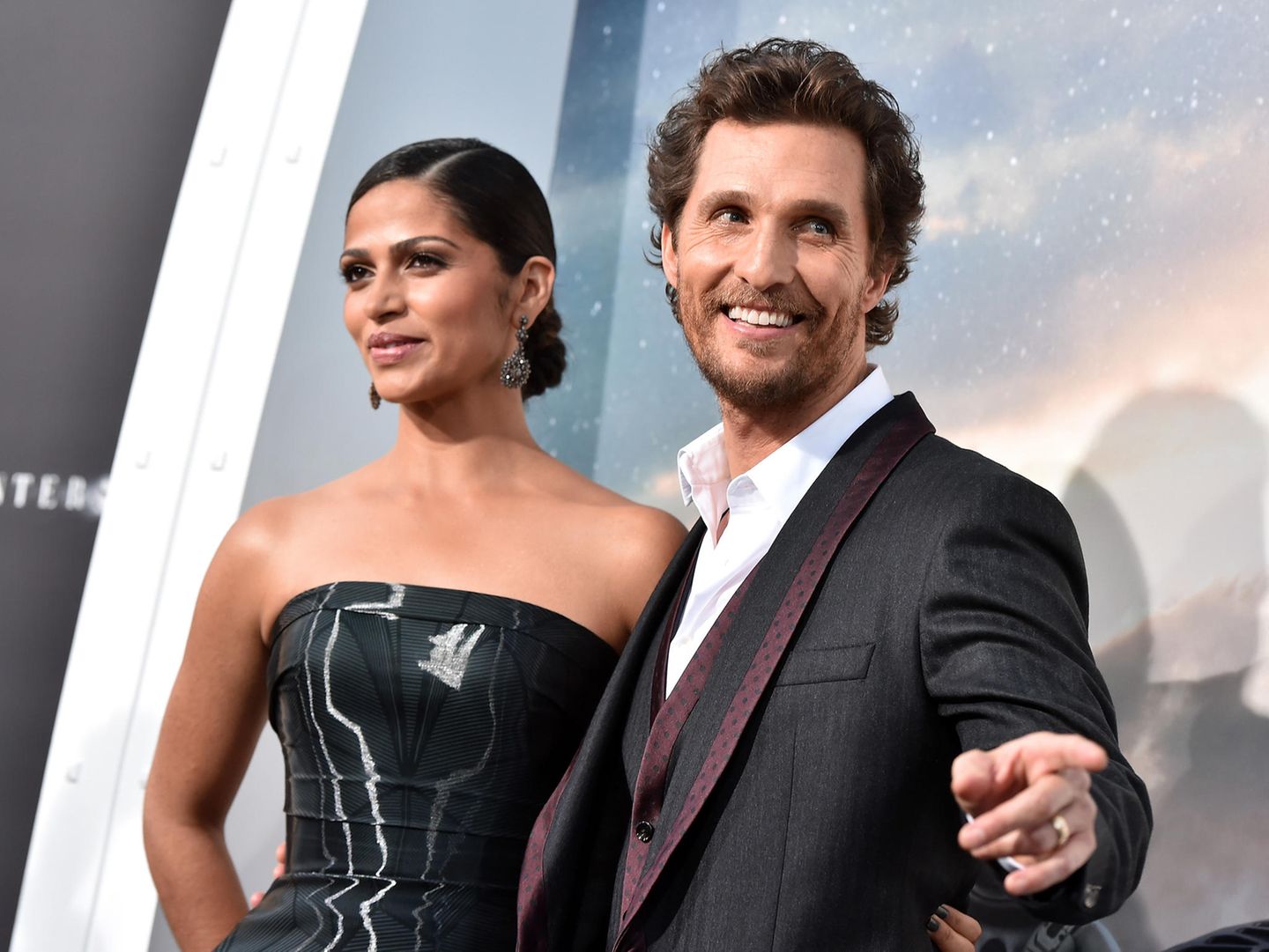 26. Oktober 2014: Camila Alves und ihr Mann Matthew McConaughey besuchen gemeinsam die Premiere von "Interstellar" in Hollywood.