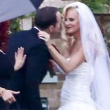 31. August 2014: Donnie Wahlberg und Jenny McCarthy geben sic in St. Charles, Illinois, das Jawort.