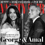 7. Oktober 2014: Die italienische "Vanity Fair" widmet der Hochzeit von Amal Alamuddin und George Clooney 30 Seiten.