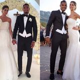 25. Juni 2016: Auf Sardinien heiratet Jérômes Halbbruder Kevin Prince Boateng seine Liebste Melissa Satta. Das Paar hat einen gemeinsamen Sohn, den kleinen Maddox Prince.