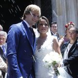 Traumhochzeit in Sevilla: Ivan Rakitic vom FC Barcelona heiratet seine Freundin Raquel.