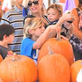24. Oktober 2015  Familie Stefani genießen einen Tag im "Sam's pumpkin patch" in Los Angeles.