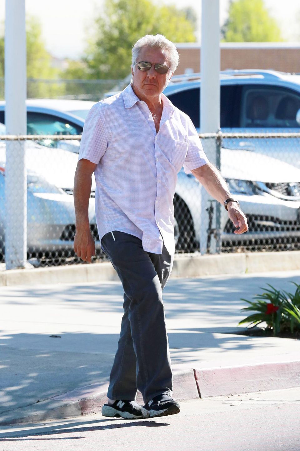 Dustin Hoffman treibt seine Scherze mit den Fotografen, die ihn belagern. Dustin Hoffman treibt seine Scherze mit den Fotografen, die ihn belagern.