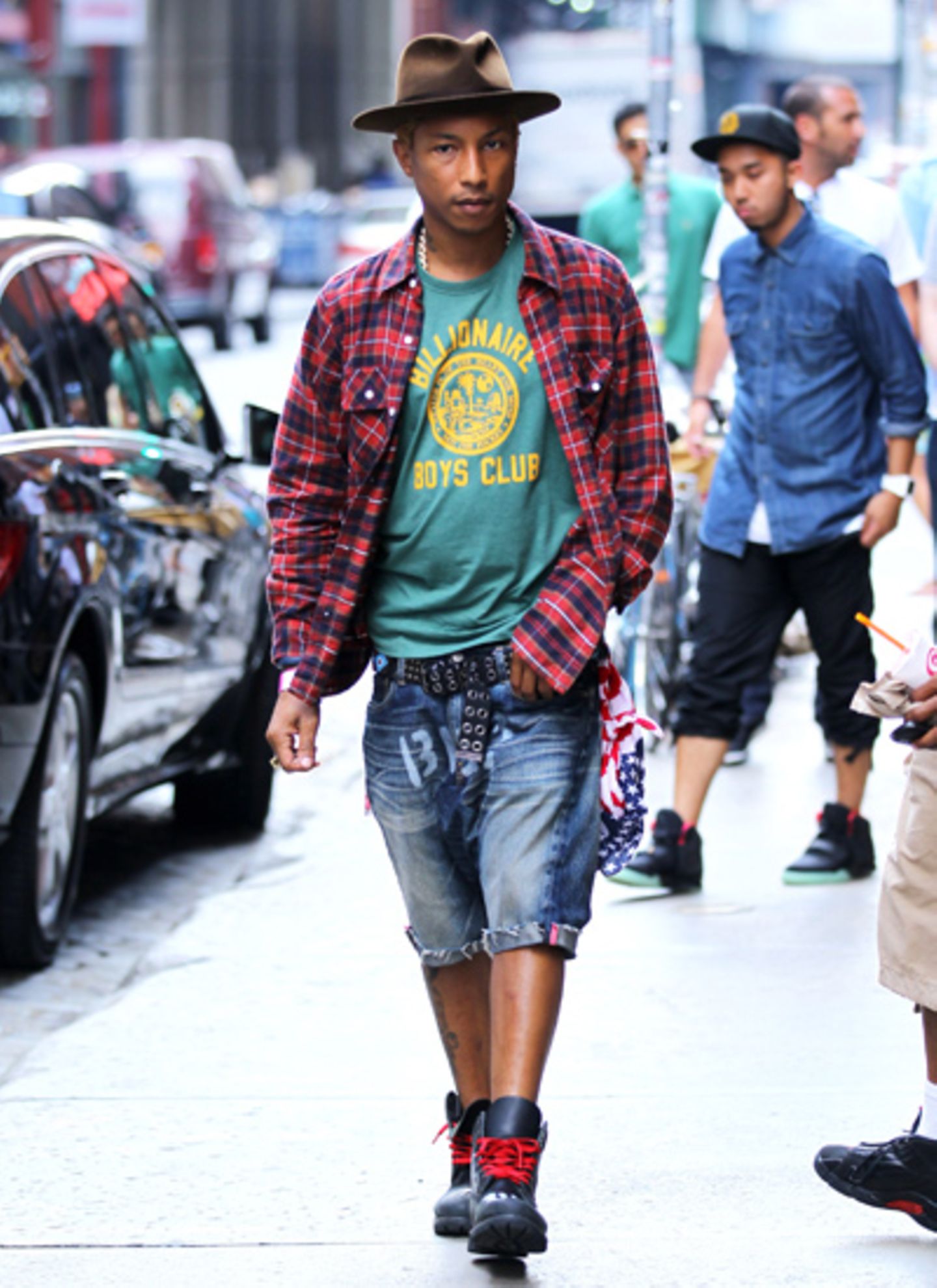 Passt alles: Pharrell Williams ist für sein eigenes Modelabel "Billionaire Boys Club" wohl das beste Model.