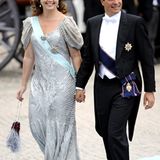 Prinzessin Alexia von Griechenland erscheint Hand in Hand mit ihrem Ehemann Carlos Morales Quintana.