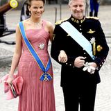 Prinzessin Mathilde und Prinz Philipp von Belgien haben sich auch nach Schweden aufgemacht.