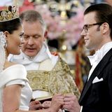 Kronprinzessin Victoria und Daniel beim Ja-Wort.
