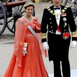 Das norwegische Königspaar darf natürlich auch nicht fehlen: Königin Sonja und König Harald.