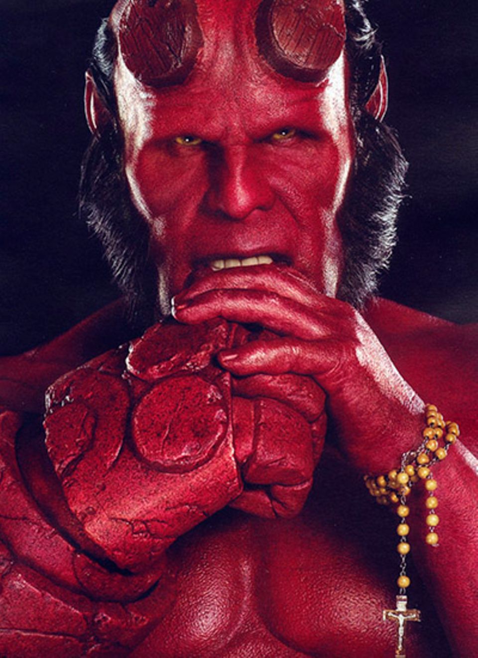 Ron Perlman spielt 2008 im zweiten Teil von "Hellboy" den Sohn des Teufels - mit guten Absichten. Ron Perlman spielt 2008 im zweiten Teil von "Hellboy" den Sohn des Teufels - mit guten Absichten.