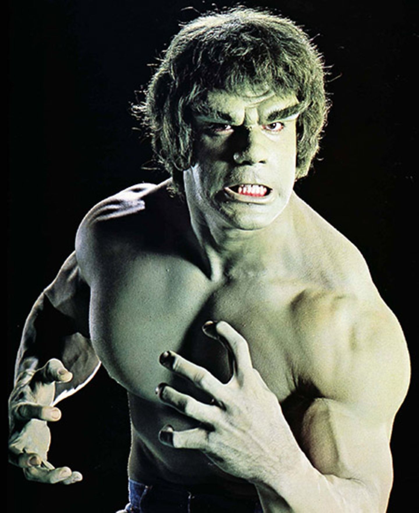 Von 1978 bis 1982 spielte Lou Ferringo "The Incredible Hulk" und machte Grün salonfähig.
