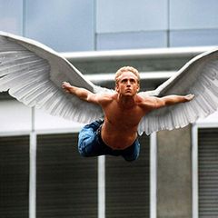 Flieg mein Vögelchen: Ben Forster spreizt 2006 sein Flügel in "X-Men 3"