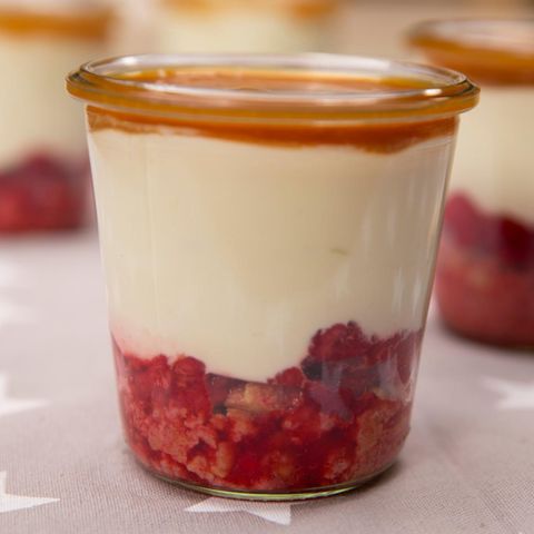 Frischkäse-Karamell-Trifle