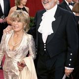 Mit seiner Frau Micheline Roquebrune bei der Oscar-Verleihung 2003.