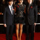 Die Hauptakteure zusammen auf dem roten Teppich in London: Daniel Radcliffe, Emma Watson und Rupert Grint.