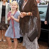 21. August 2011: Königin Beatrix sieht sich gemeinsam mit ihrer Enkelin Prinzessin Amalia das Finale der "European Dressage Cham