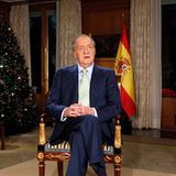 24. Dezember 2011: König Juan Carlos hält im "Zarzuela Palace" in Madrid die Weihnachtsansprache.