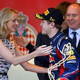 29. Mai 2011: Formel-1-Weltmeister Sebastian Vettel gewinnt den Großen Preis von Monaco und bekommt dafür von der zukünftigen Fü