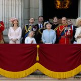 11. Juni 2011: Die "Trooping the Colour"-Zeremonie in London findet jedes Jahr zu Ehren des Geburtstages des Queen statt.