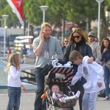 31. Oktober 2011: Ex-"Formel 1"-Fahrer Mika Häkkinen ist mit seiner Familie in Monaco unterwegs.