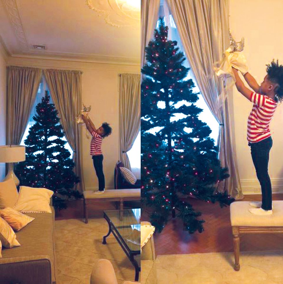 Jennifer Hudson postet in Vorfreude auf Weihnachten dieses Bild. Jennifer Hudson postet in Vorfreude auf Weihnachten dieses Bild.