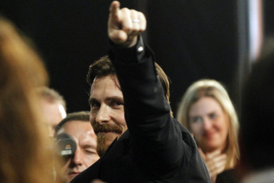 Christian Bale wird später am Abend mit dem Preis als "Bester Nebendarsteller" für "The Fighter" ausgezeichnet.