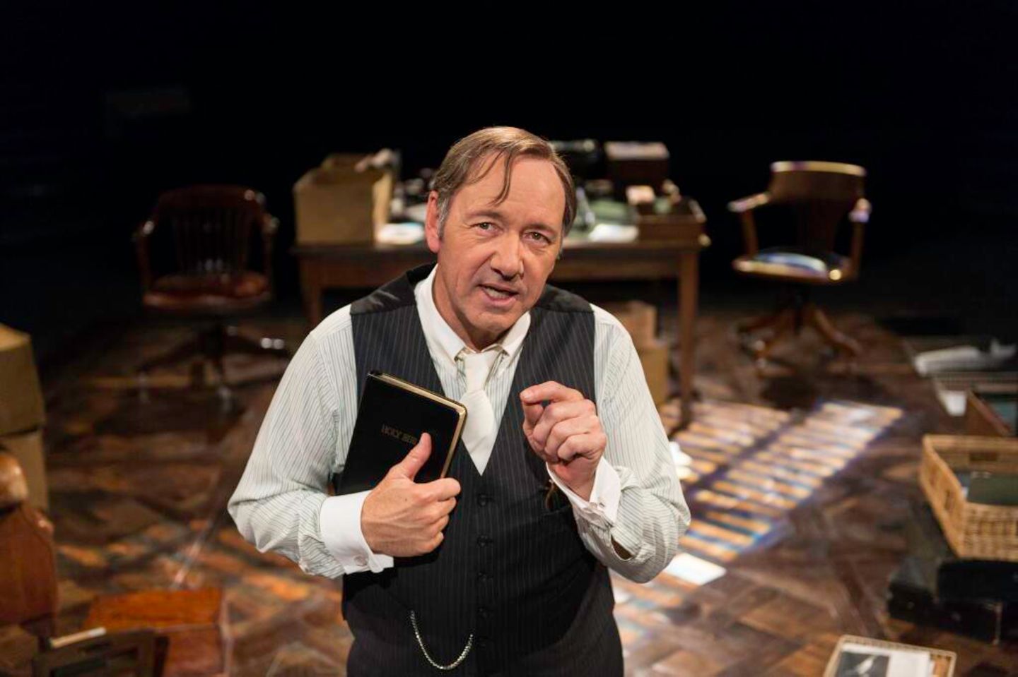Kevin Spacey spielt in London im "The Old Vic Theatre" die Rolle des "Clarence Darrow".