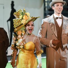 Bei den "Bad Hersfelder Festspielen" steht Sängerin Sandy Mölling als Eliza Doolittle auf der Bühne.