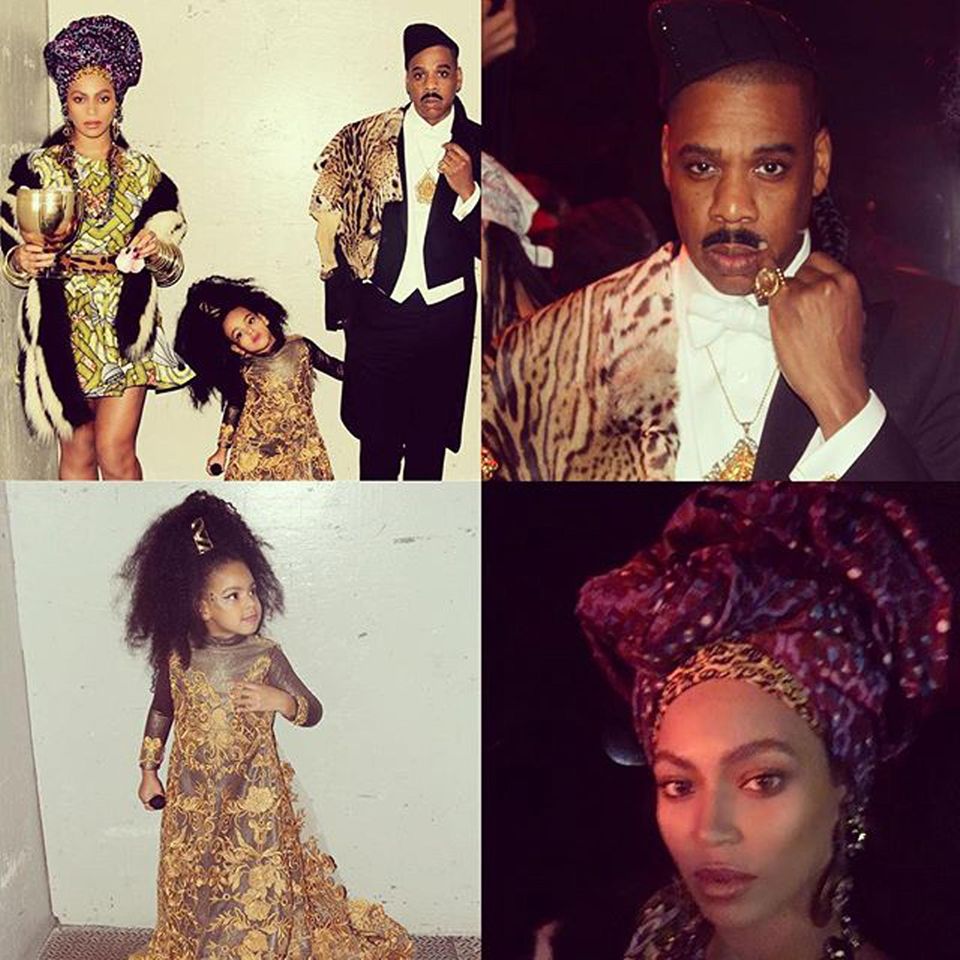 Beyoncé und Jay Z haben sich den Eddie-Murphy-Film "Der Prinz aus Zamunda" zum Vorbild genommen und sind als "Prinz Akeem" und "Königin Aoleon" auf dem Weg zu einer Halloweenparty.