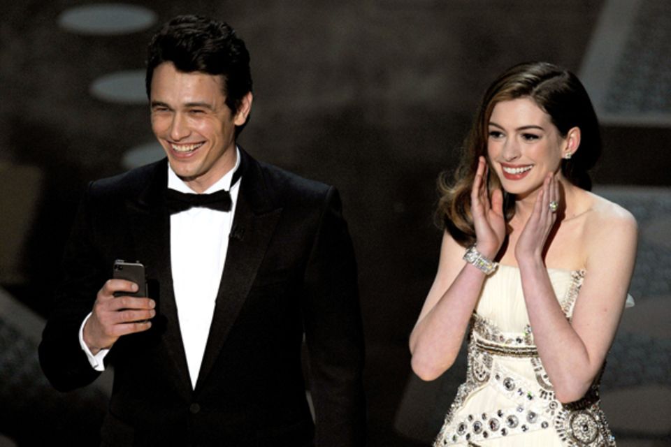 James Franco und Anne Hathaway moderierten die Oscars 2011 im Doppelpack.