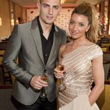 HSV-Stürmer Mladen Petric und seine Frau Despina