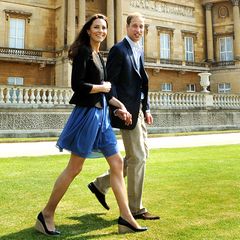 Prinz William und seine Frau wirken am Tag nach ihrer Trauung ganz entspannt.