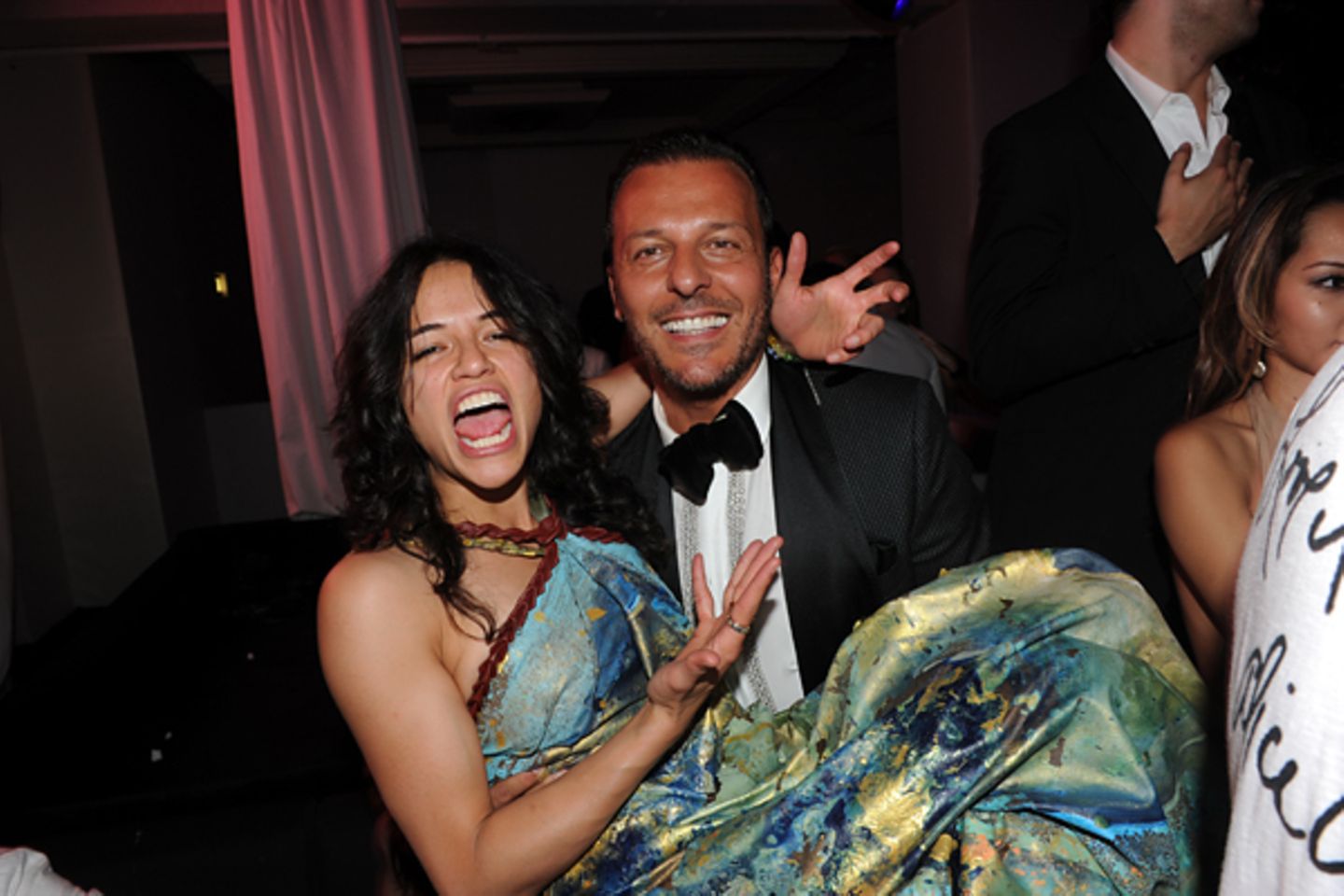 Filmfestival Cannes: Michelle Rodriguez und Jean Roch feiern ausgelassen bei einer Party im "VIP Room".