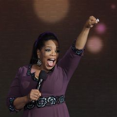 Los geht's: Oprah Winfrey freut sich auf ihre letzte Show.
