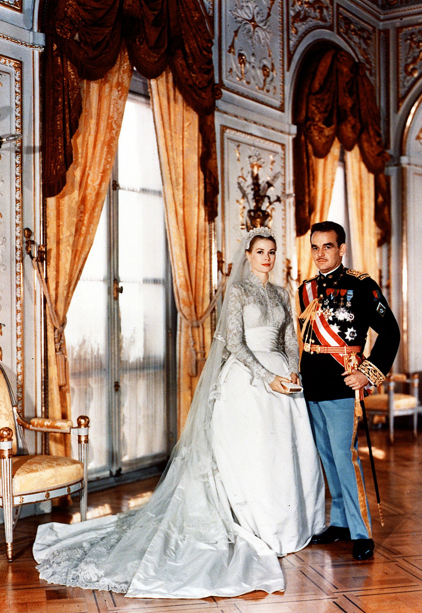 Archivbilder der Monaco-Hochzeit 1956