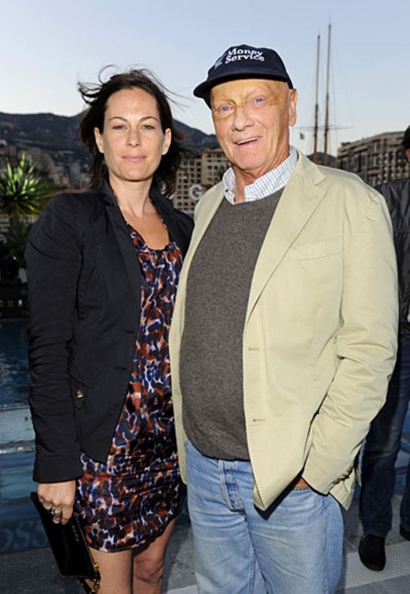 Rennsport-Experte Niki Lauda mit seiner Frau Birgit