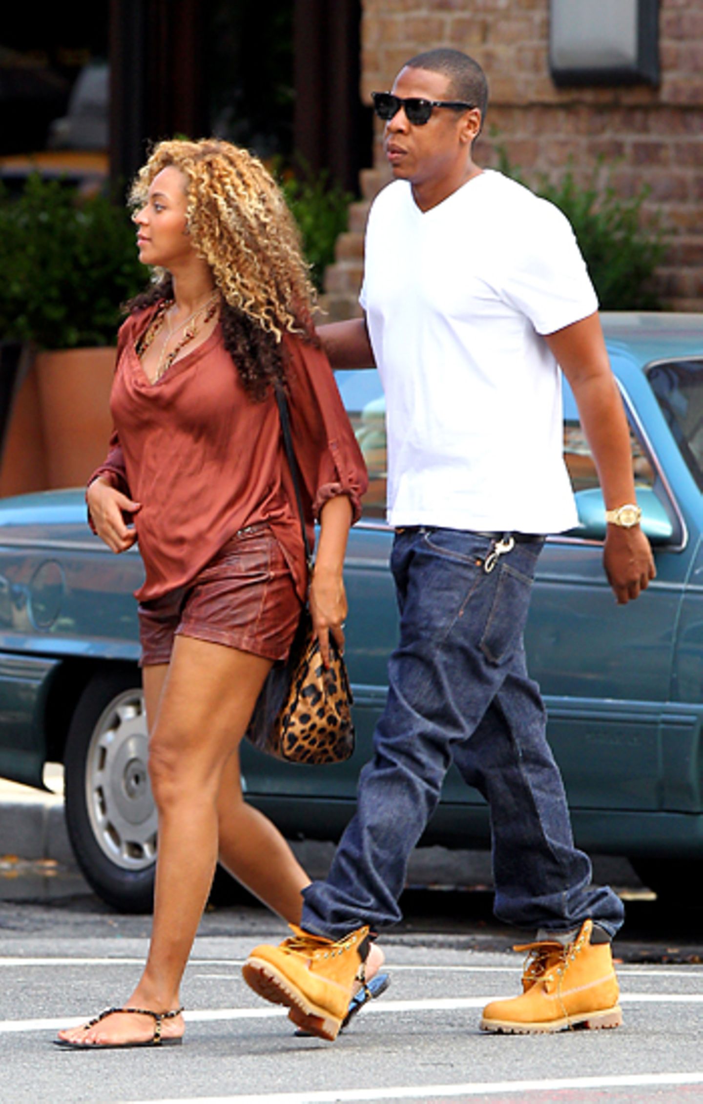 Umstandsmode an Beyoncé Knowles: 10. September 2011
