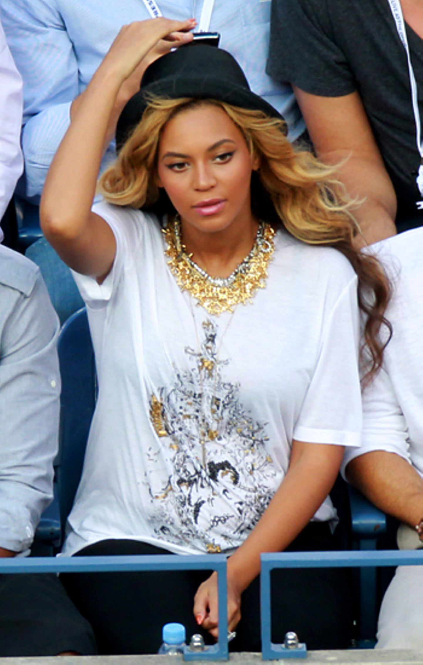 Umstandsmode an Beyoncé Knowles: 12. September 2011