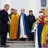 6. Januar 2012: Am Dreikönigstag empfangen Christian und Bettina Wulff traditionell auf Schloss Bellevue viele kleine Sternsinge