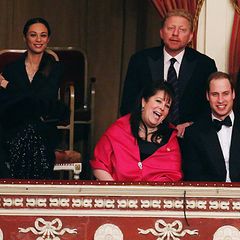 8. Dezember 2012: Prinz William gibt sich die Ehre auf der "Winter Whites Gala" in London. Mit dabei sind auch Novak Djokovic, L