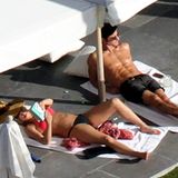 24. Dezember 2012: Jennifer Aniston und Justin Theroux relaxen während ihres Mexiko-Urlaubes in der Sonne.