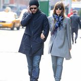 4. Dezember 2012: Justin Timberlake und Jessica Biel spazieren nach dem Mittagessen durch den Stadtteil Tribeca in Manhattan.