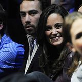 12. November 2012: Pippa Middleton und ihr Bruder James schauen sich das Finale des ATP-Turniers in London an.