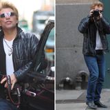 29. November 2012: Jon Bon Jovi ist nicht sehr erfreut darüber, immer wieder von Paparazzi gejagt zu werden. Deshalb dreht er de