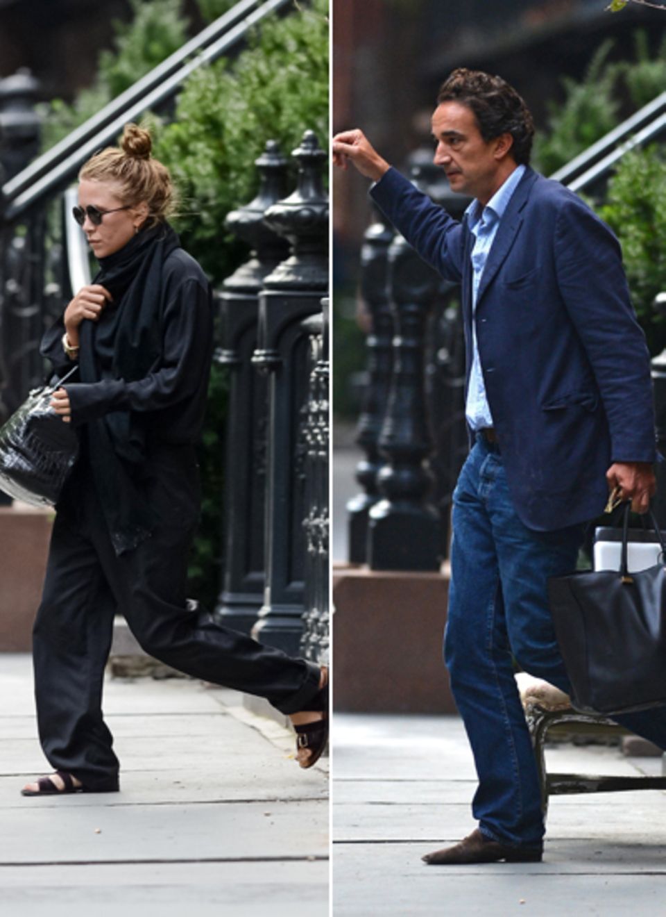 20. August 2012: Mary-Kate Olsen verlässt das Townhouse, das ihr Freund Olivier Sarkozy in New York gekauft hat. Der 42-jährige 20. August 2012: Mary-Kate Olsen verlässt das Townhouse, das ihr Freund Olivier Sarkozy in New York gekauft hat. Der 42-jährige