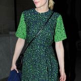 Zu dem hellen Teint von Cate Blanchett passt das grüne Printkleid von Preen Resort 2013 perfekt.