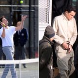 14. November 2012: Vielseitig zeigt sich Leonardo DiCaprio bei den Dreharbeiten zu "The Wolf of Wall Street".