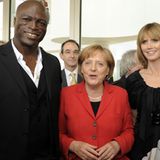 Heidi Klum, Seal, Angela Merkel - 14. April 2010