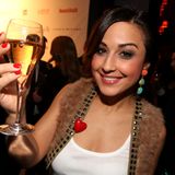 Anstoßen auf einen wunderschönen Abend: Nina Moghaddam