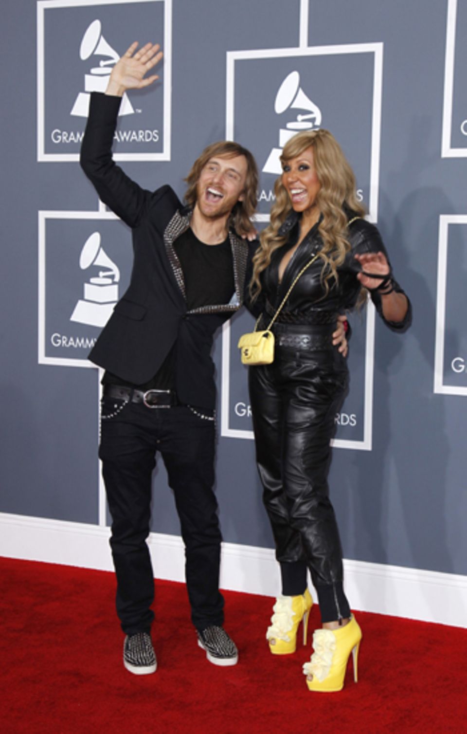 DJ David Guetta mit seiner Frau Cathy